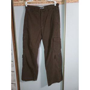 Old Navy 36 Brown Cargo Adjustable Outdoor Work Hiking Camping Pants